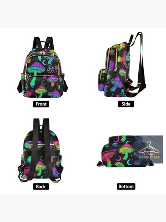 Lightweight Mini Backpack Purse Women Travel Shoulder Bag main image 5